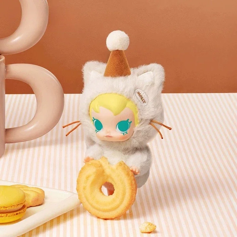 

New Popmart Baby Molly Pocket Friends Series Vinyl Plush Bag Pendant Blind Box Cute Action Figures Girls Birthday Gift Toys