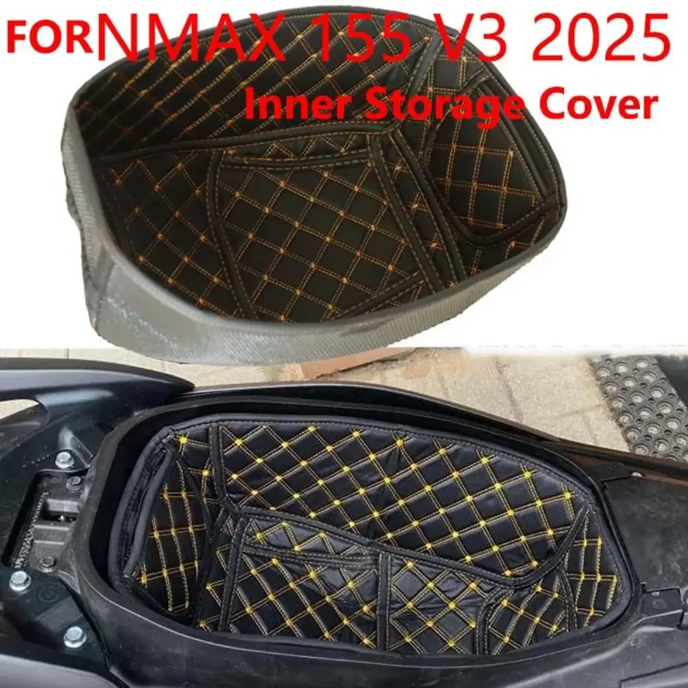 

Large Capacity Scooters Inner Storage Cover Wear-resistant Durable Seat Bucket Cover Professional for YAMAHA NMAX 155 2024-25