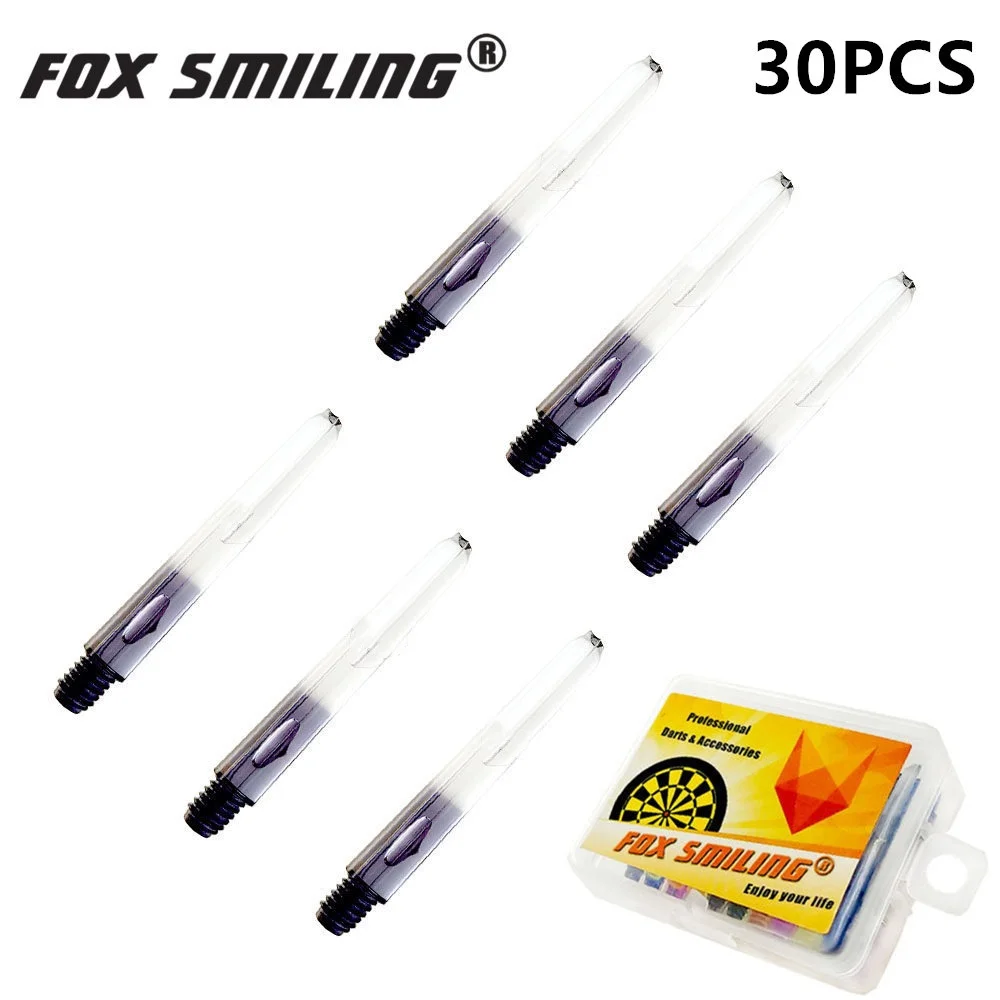 Fox Smiling 30pcs 2BA 35mm Darts Shafts Nylon Dart Shaft For Professional Darts Plastic Dart Shafts Accessories