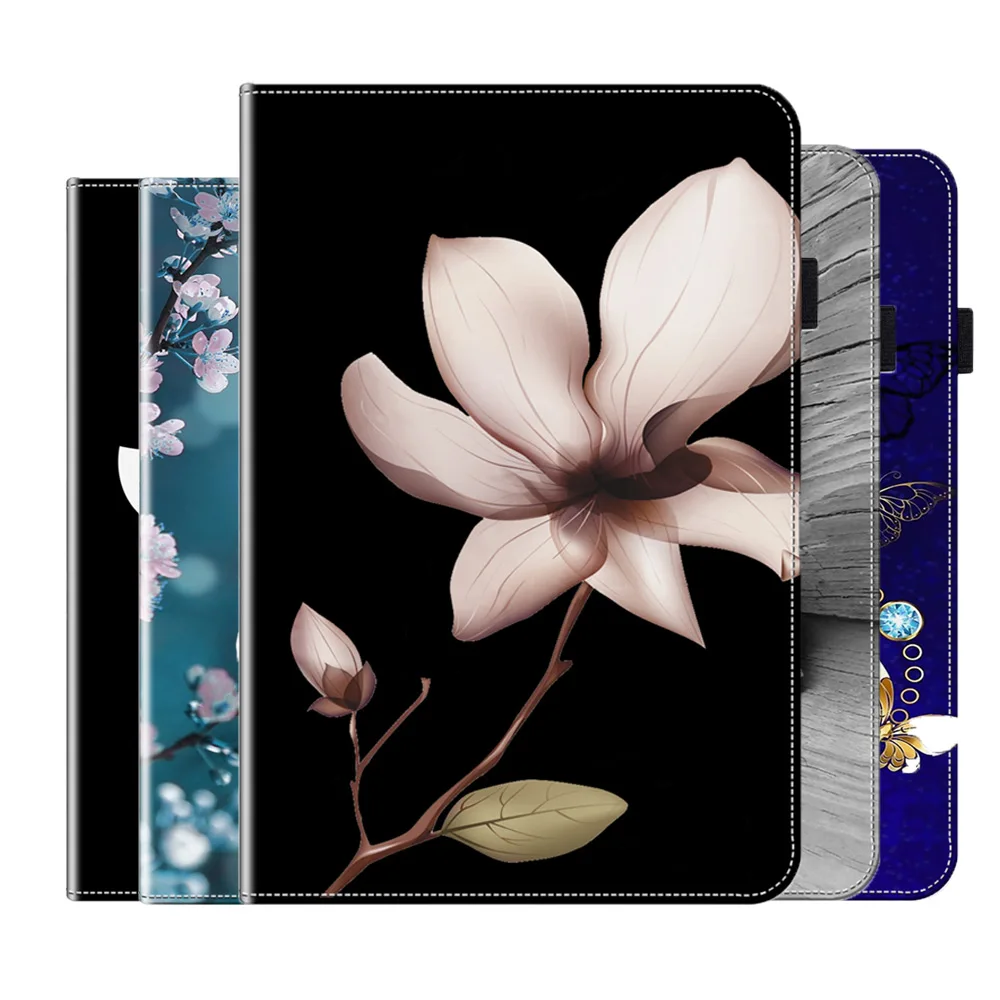 For Samsung Galaxy Tab A9 Plus 11 2023 SM-X210 SM-X215 Case 3D Printing PU Leather Tablet Cover For A9 8.7 SM-X110 2023 Case