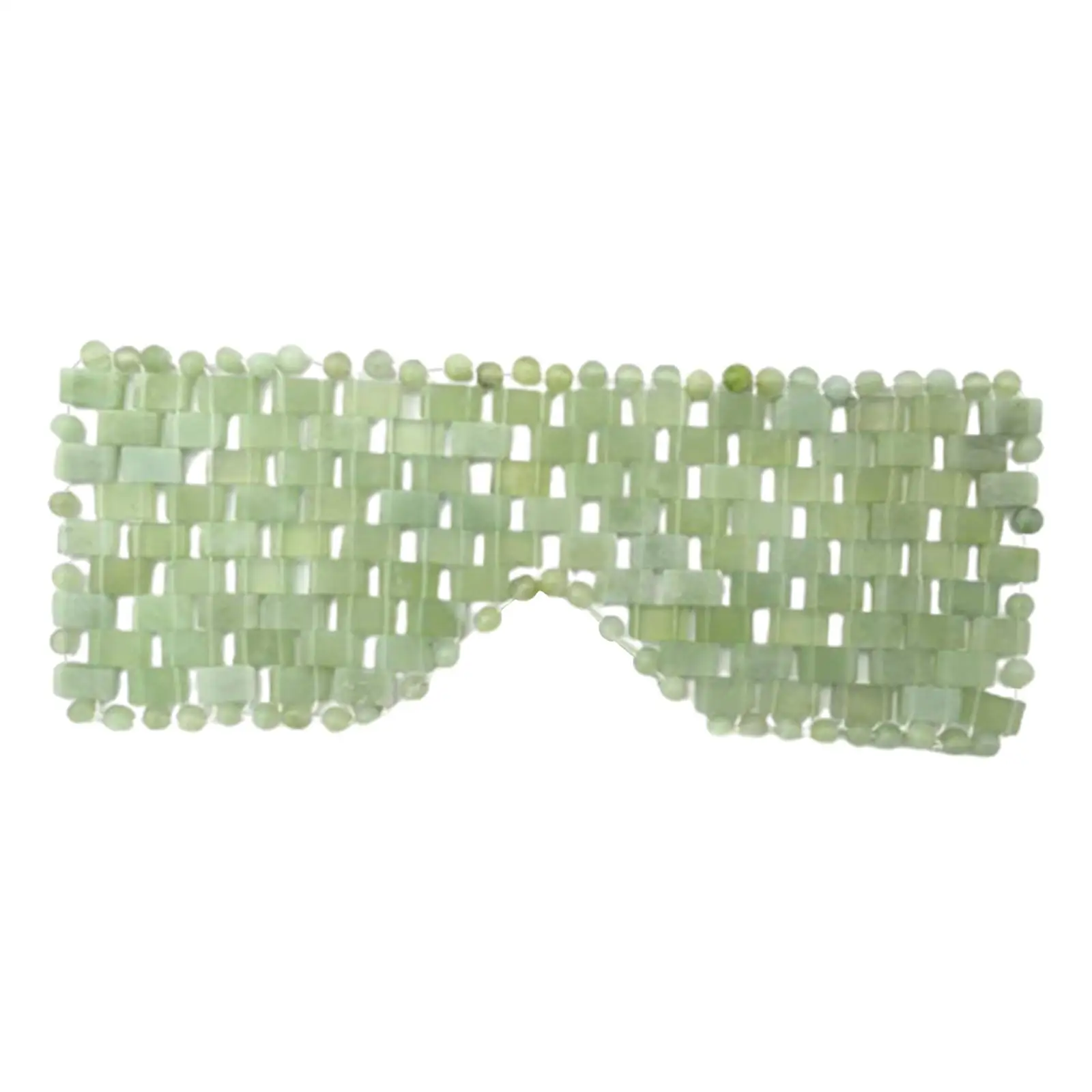 Jade Eye Mask Cooling Therapy Moisturizing Face Massager Anti Dark Circles Eye Patch for Skin Care
