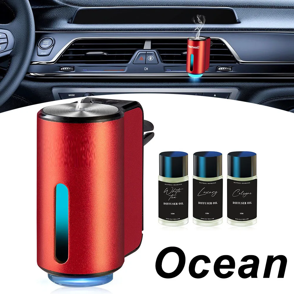 Car Electric Air Diffuser Aroma Car Air Vent Humidifier Mist Aromatherapy Car Air Freshener Car Interior Aroma Humidifier