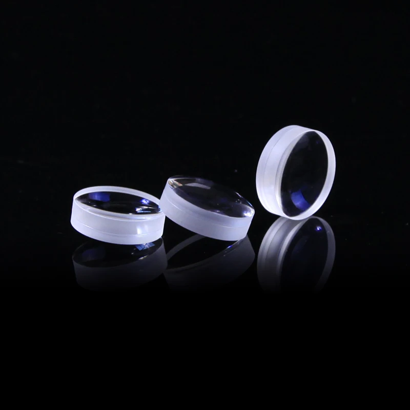 معالجة العدسة اللوانية عدسة زجاجية بصرية مخصصة عدسة بلانو محدبة biconcave عدسة لونية أسطوانية