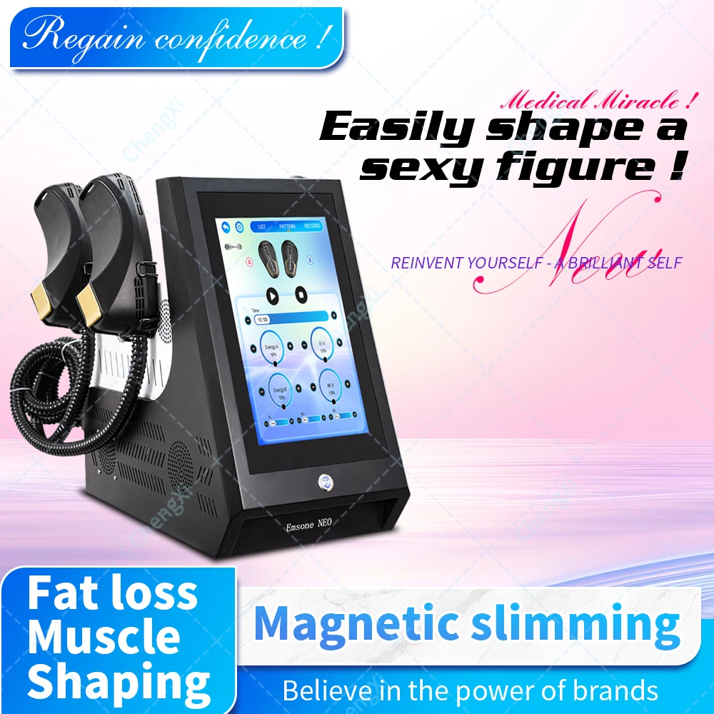 

Новый дизайн массажера для тела Emsone NEO Sculpt Ems Rf для похудения с Rf 4 ручками оборудование для стимуляции мышц