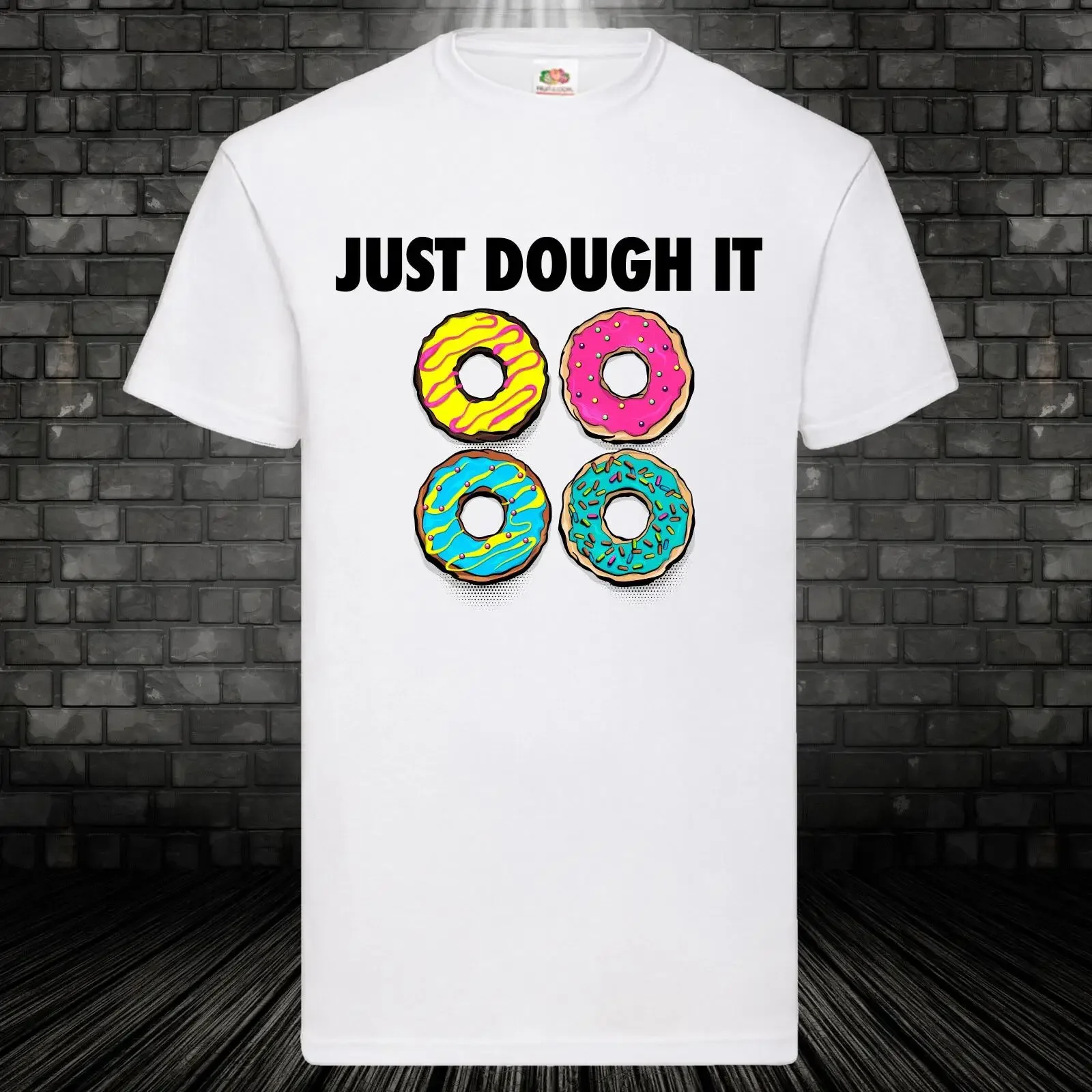 Donut T Shirt Doughnut Just Dough IT Sweet Lover Fun Party S 5XL vintage Washed graphic Stretched Breathable designer clothes
