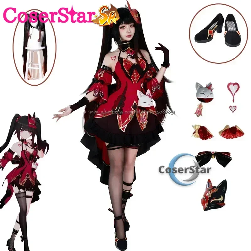 Honkai Star Rail Sparkle Cosplay Costume Role Play Comic Con Dress Hallowmas Party Wigs Animation Prop