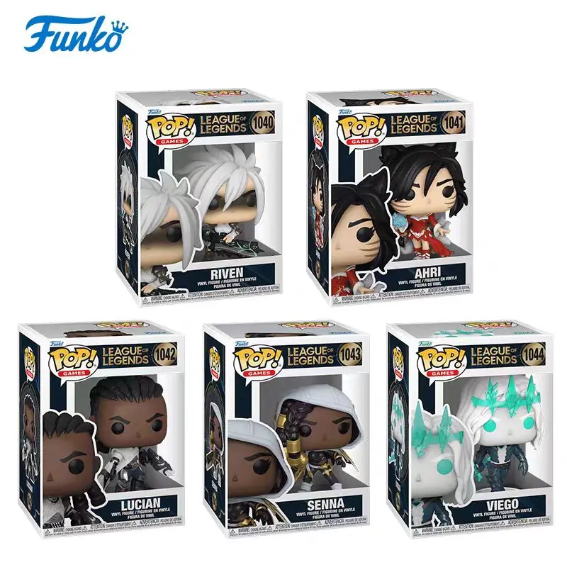 Funko Pop League Of Legends Arcane Season 2 Action Figure Jinx Ekko Silco Q Version Pop Model Doll Gift Toys Christmas Gifts