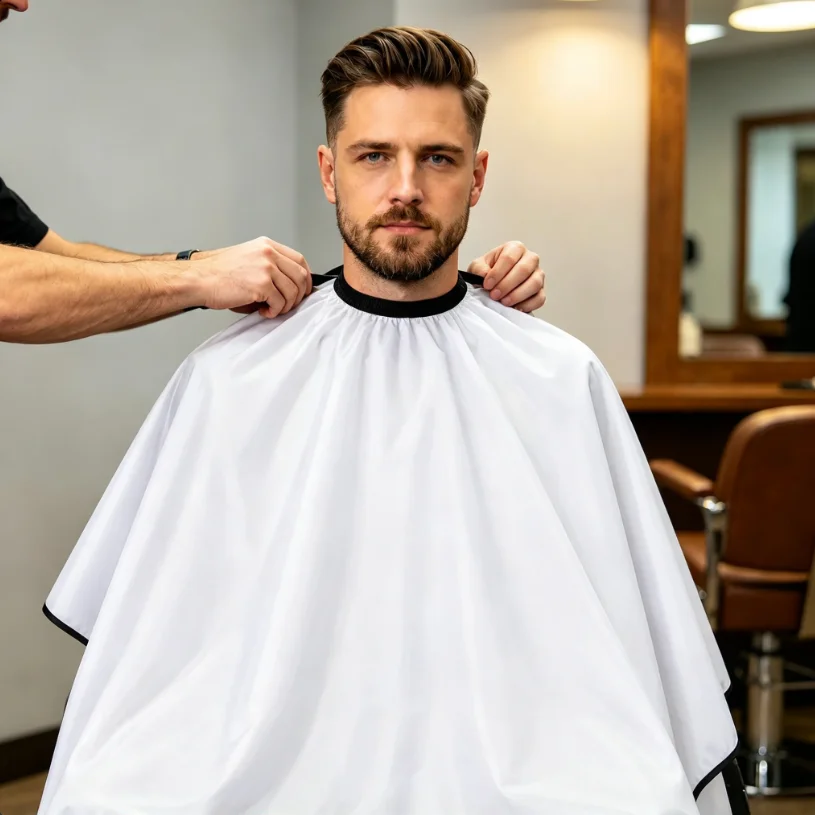 Professional Hairdressing Cloth Accessory Waterproof Salon Barber Cape Hair Cutting Apron Lightweight for Stylists and Barbers