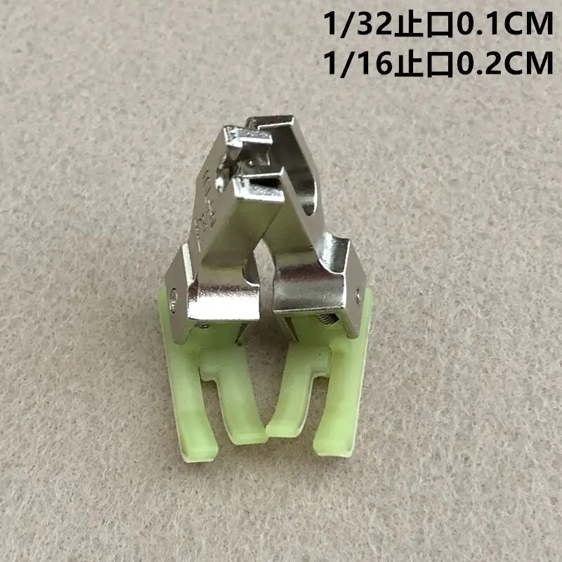 Plastic High and Low Pressure Foot Tcr1/32tcl1/16 Sewing Machine Wear-Resistant Seam Allowance Pressure Line Presser Foot