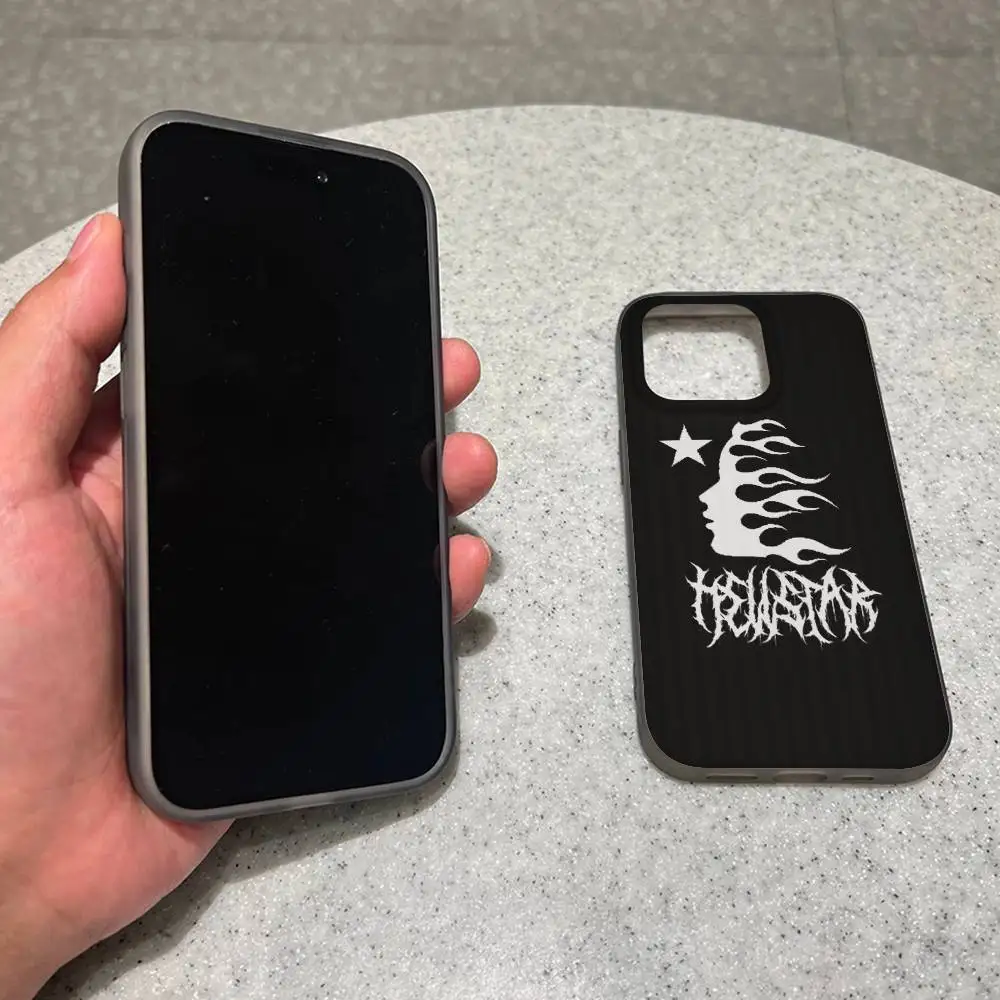 H-HELLSTAR-R Logo For IPhone 17 16 15 Plus Pro Max 12 14 Plus 11 13 Wave Corrugated Stripe Funda Phone Cover view 4