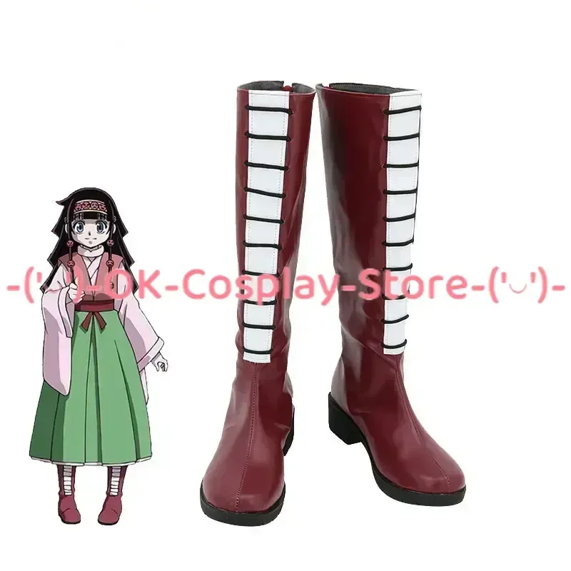 [Customized] Alluka Zoldyck Cosplay Shoes GameHUNTER HUNTER Anime Roleplay Prop Halloween Carnival Holiday Party PU Leather Boot