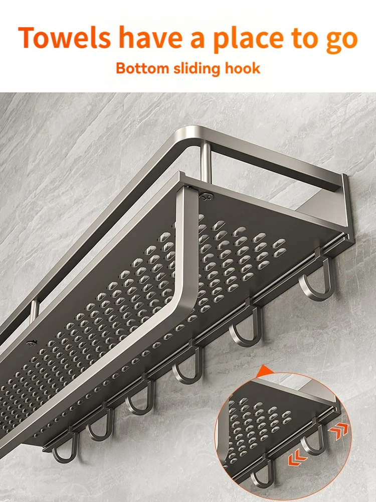 Kitchen Seasoning Rack Kitchen Storage rack Bathroom Rack Waterproof Shower Rack Corner Cosmetic Storage Rack image 4