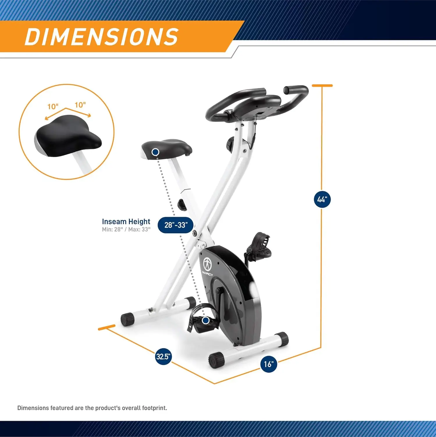 Upright Exercise Bike with Adjustable Resistance for Cardio Workout & Strength Training - Multiple Styles