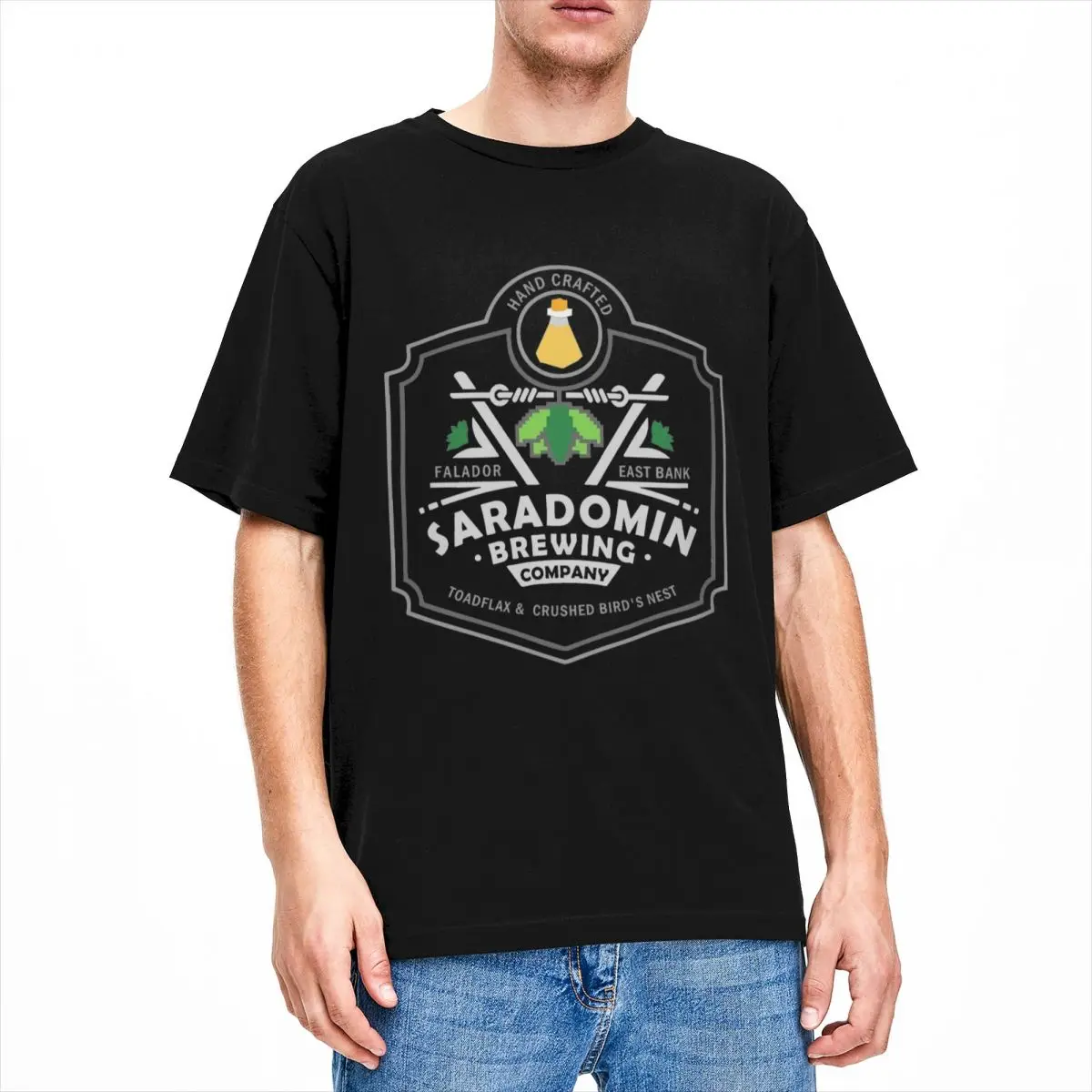 Uomo donna OSRS Saradomin Brewing Company magliette accessori Old School RuneScape 100% cotone top T-Shirt incredibile Tee Shirt