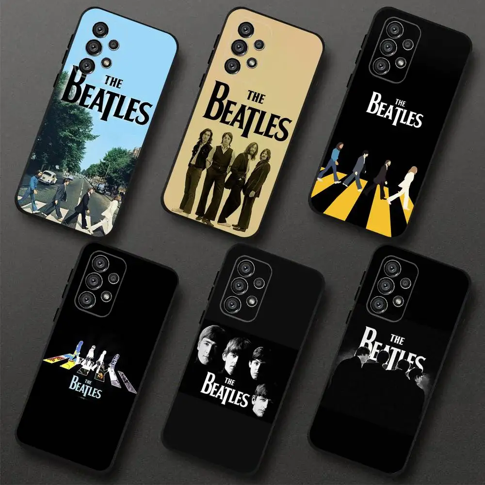 

Band The B-Beatles Phone Case For Samsung S 25,24,23,22,30,21,10,9,Ultra,Plus,Lite,FE,4,5G Black Soft Case