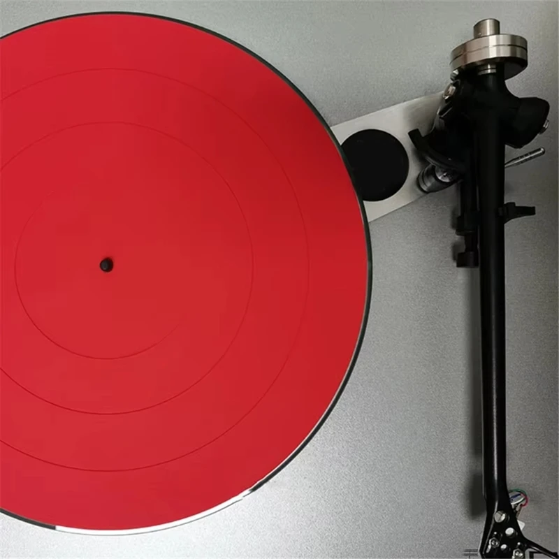 12 Inch Anti-Vibration Silicone Pad For LP Turntable Non-Slip Rubber Mat For Enhanced Sound Quality And Stability B