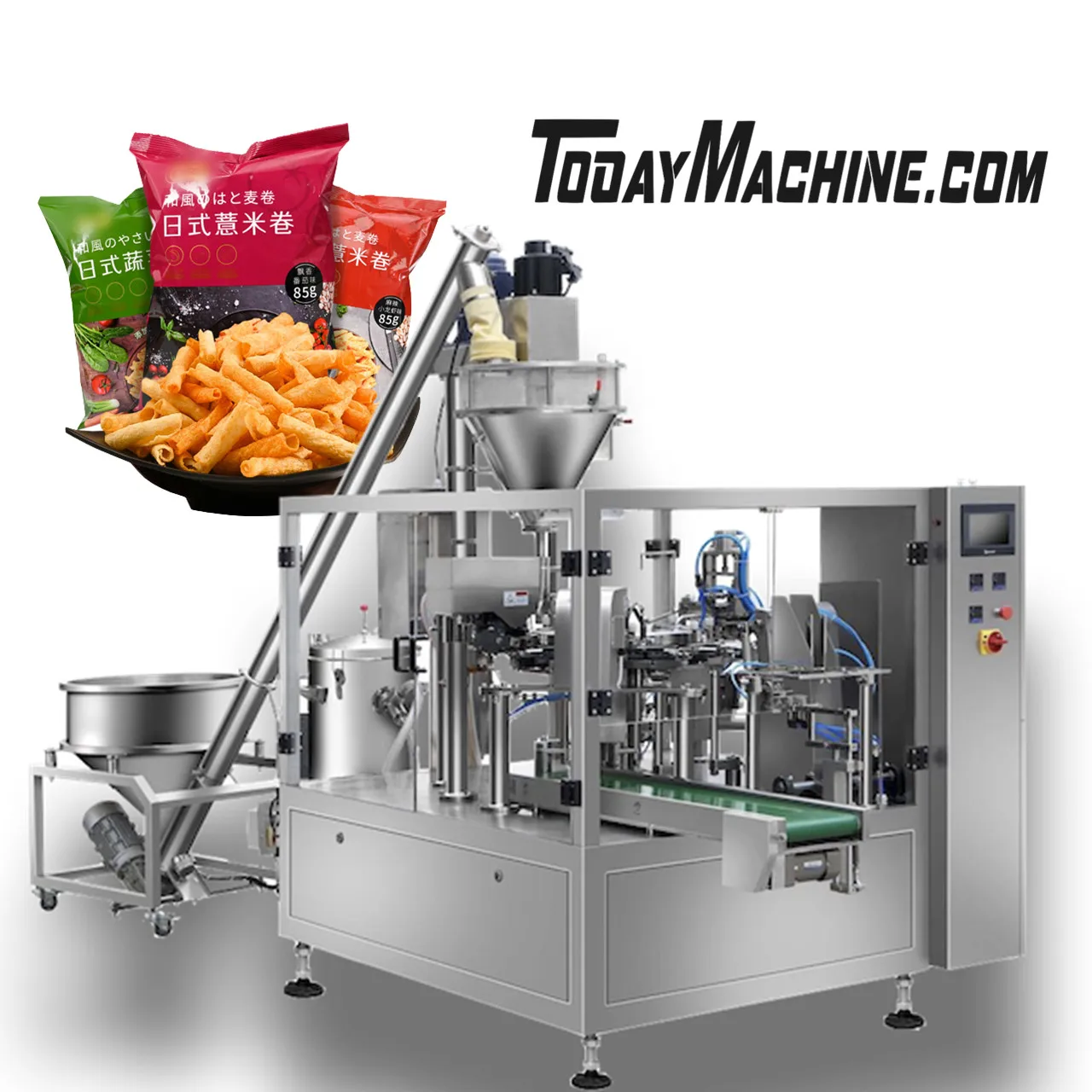 Automatic Multi-Head Weigher Rotary Pre-Made Pouch Snacks Packing Machine