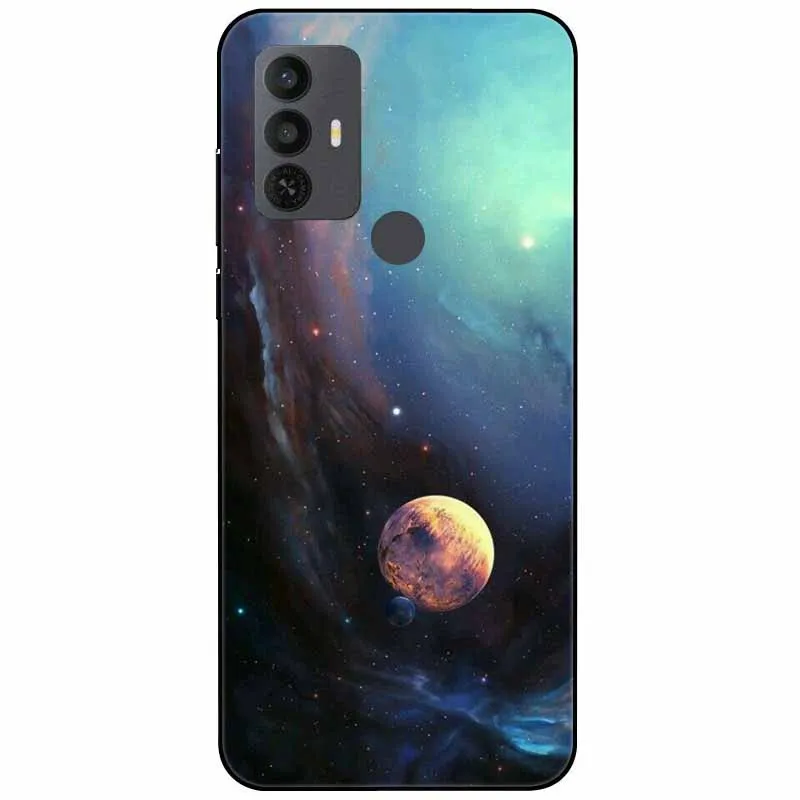 For TCL 30 SE Case 305 6.52\'\' Silicone Soft Fashion TPU Phone Cover for TCL 305 306 30SE Case 6165A Bumper Funda for TCL30SE 405