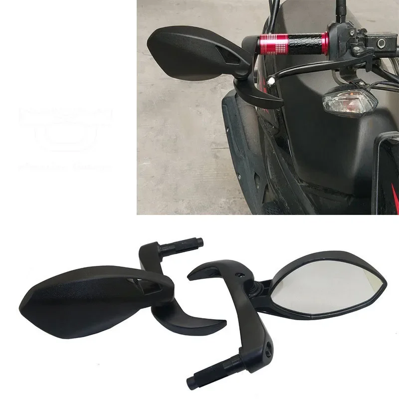 

Hot Selling Motorcycle Scooter Modification Folding Handlebar Rearview Mirror Brake Guard 2-in-1