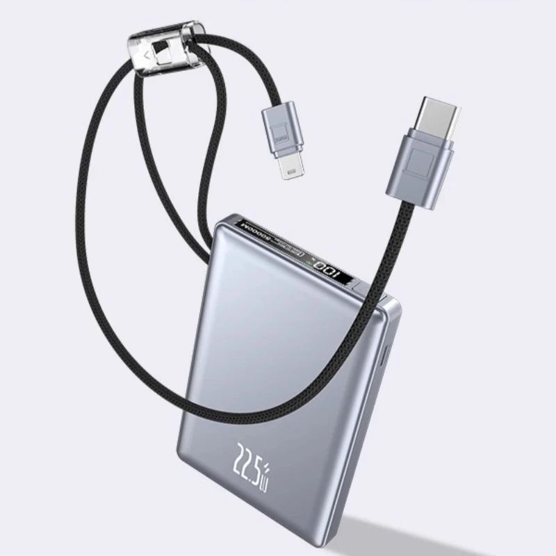 Power Bank Portabel Dual Line 22.5W dengan Sertifikasi Nasional 3C Cocok untuk Berbagai Model