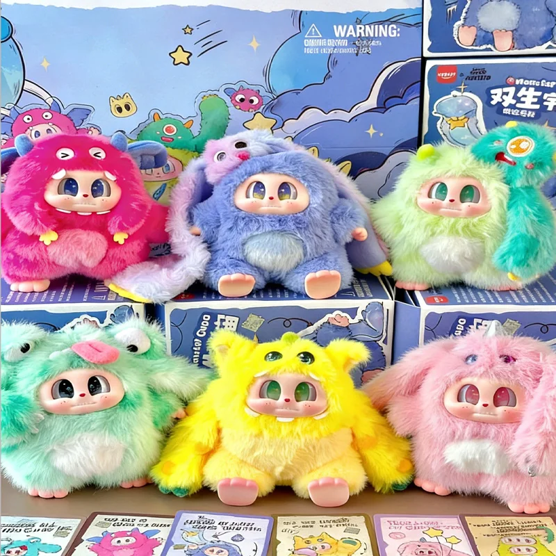 

Genuine POP JOY Cupa Little Monster Twin Universe Series Blind Box Vinyl Plush Doll Trendy Toy Collectible Bag Charm Gift