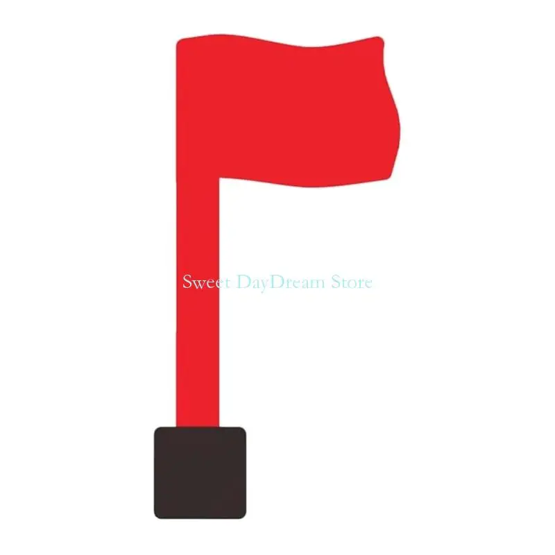 

Y88C Red Mailbox Sign Replace Set Heavy Duty Outdoor Sticky Pads Withstands Extreme Temperatures for Permanent Installation