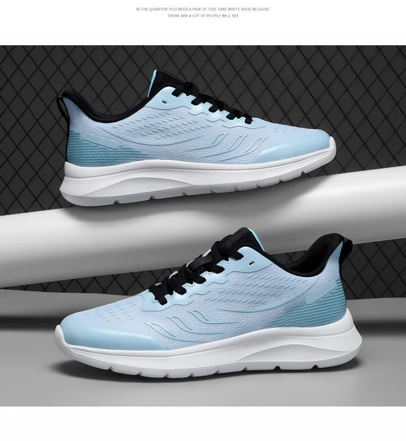 

2025 spring new small white shoes men's shoes Men's soft sole comfortable casual shoes Breathable mesh running shoes