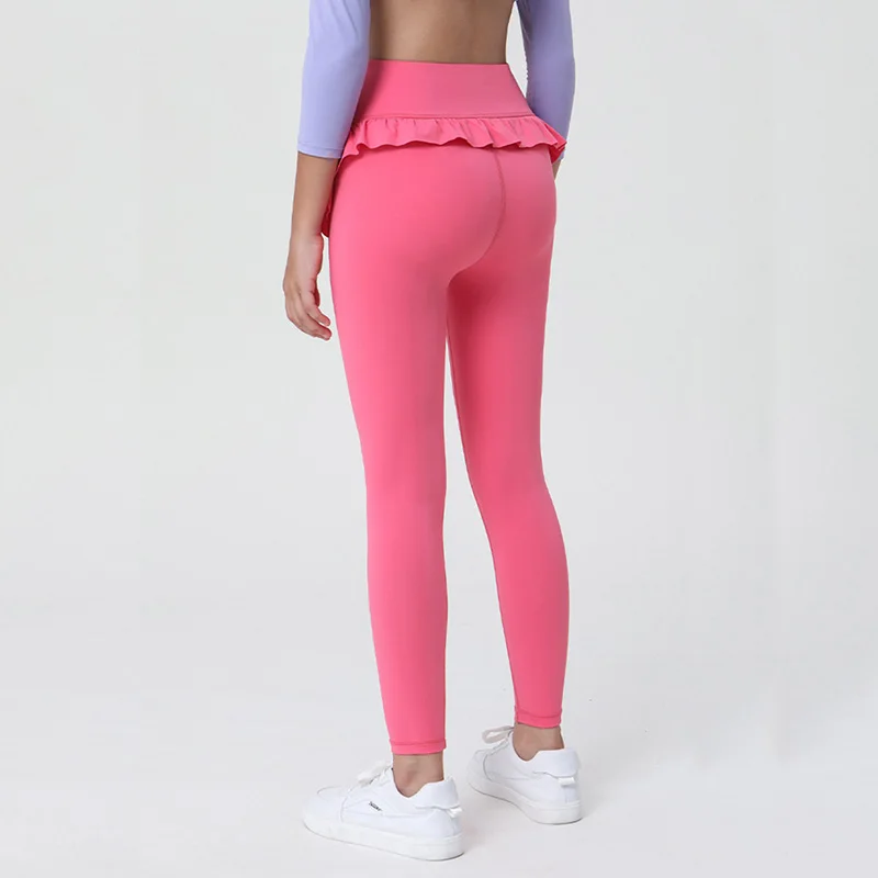 Kids Running Tights Compression Pants Children Girl Students GYM Fitness Basketball Football Exercise Training Sport Leggings 61