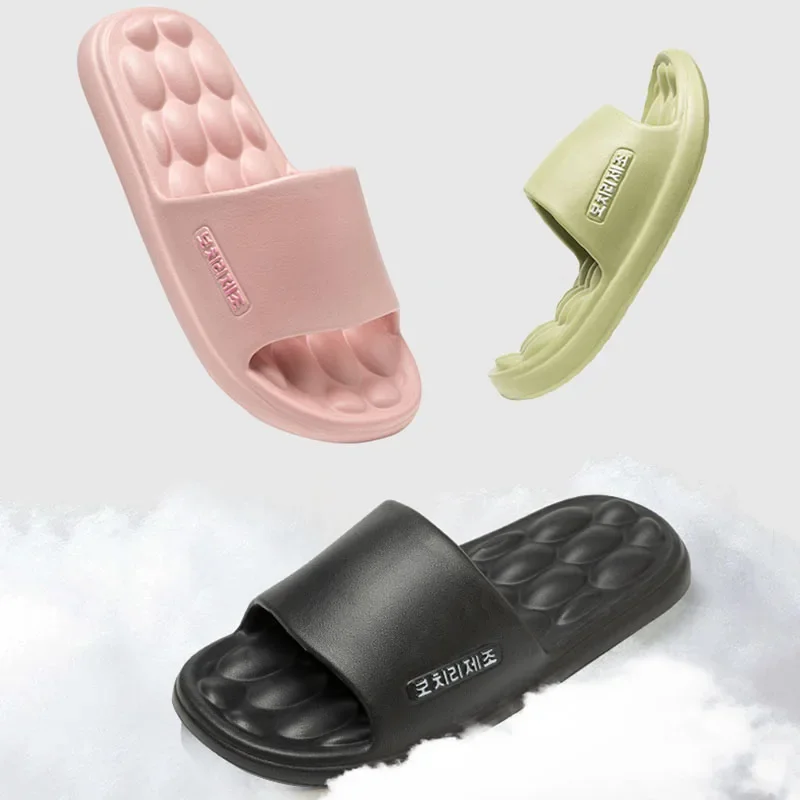 

Легкие домашние тапочки на мягкой подошве, женские летние 2022, домашние нескользящие шлепанцы с облаками, женские удобные парные тапочки на плоском каблуке