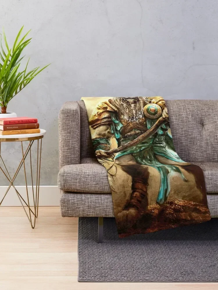 Ajani Goldmane Planeswalker - Throw Blanket Comforter Soft Beds Beautifuls Blankets