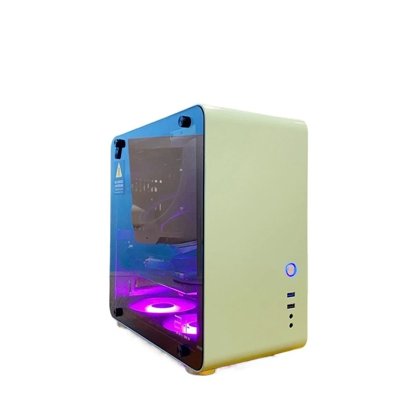 Mini, desktop computer small host 13th generation i5 5060 e-sports game chicken DIY portable assembly machine