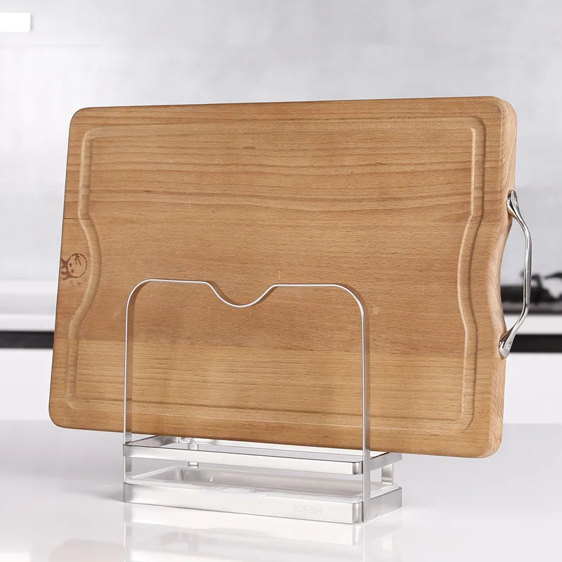 Schneidebrett-Rack, Schneidebrett-Organizer, Ständer, Halter, Küchenarbeitsplatte, Töpfe, Pfannendeckel, Rack-Organizer, Edelstahl 304