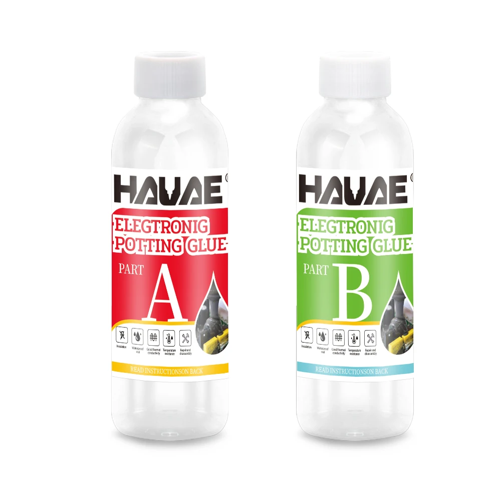 H599 Transparent Silicone Potting Compound, Control Board, Lamp Circuit Board Sealing, Insulation, Waterproof Soft AB Silicone