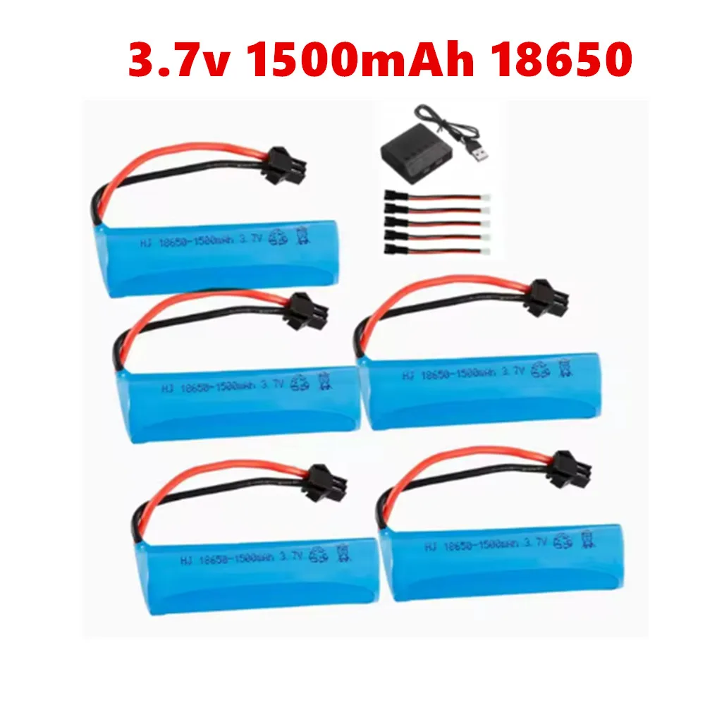 3.7V 1500mAh 18650 rechargeable Battery For RC TOYS helicopter Airplanes car Baot Tank Gun Truck Train Motorcycles 3.7v Battery