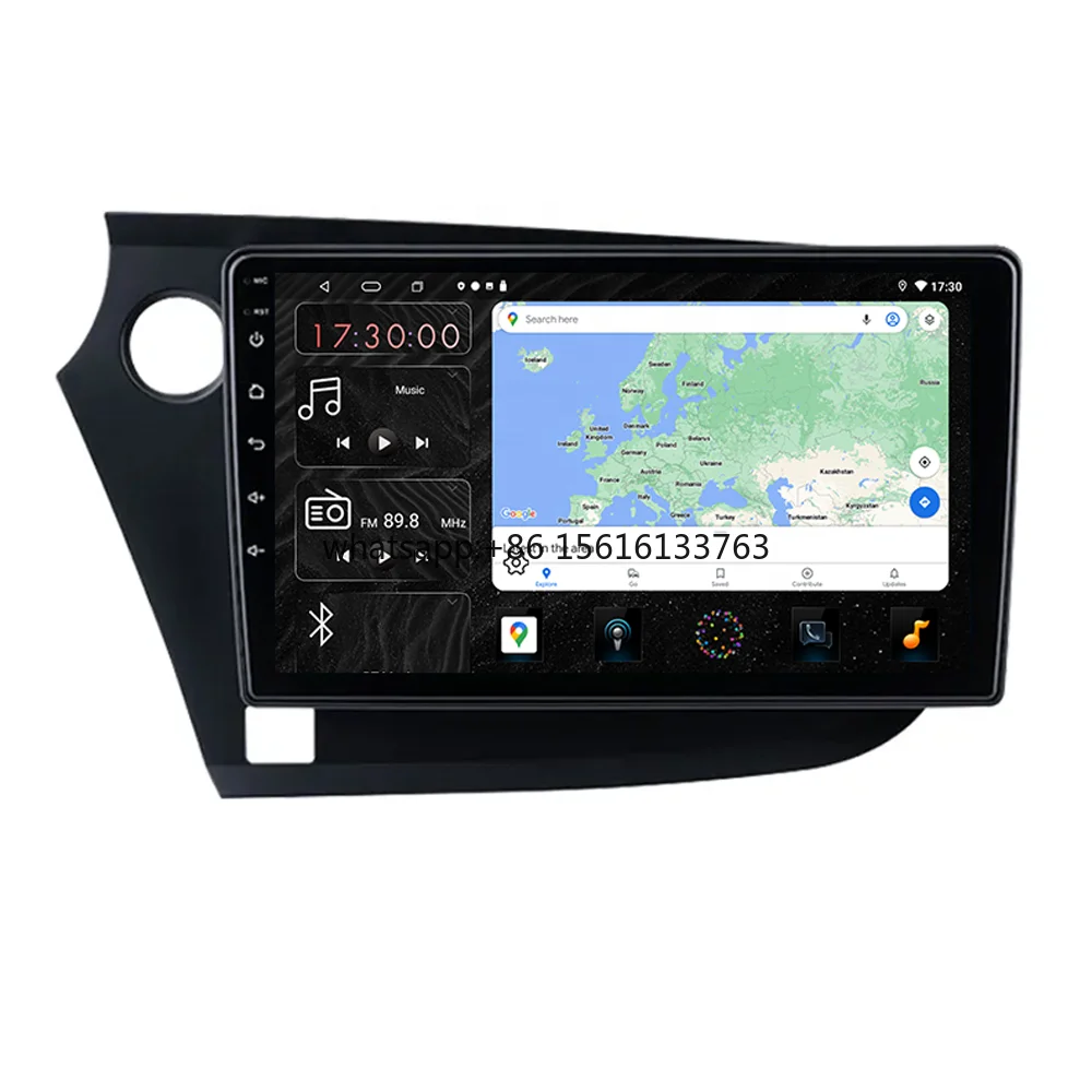 

For Jmance 9 Inch 8-Core Car Radio DSP GPS 4G Android Auto Carplay Portable RGB for Honda Insight 2009-2014 LHD RHD 2 Din Frame