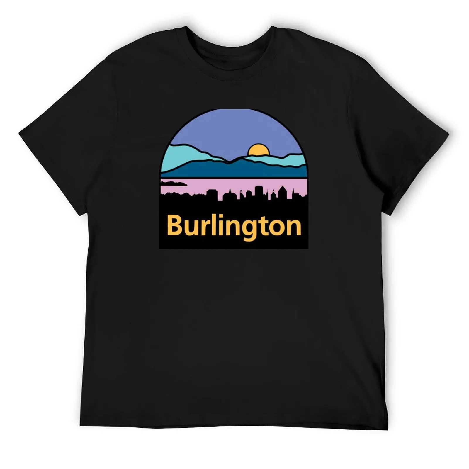 Logo of Burlington, Vermont T-Shirt customs design your own heavyweights mens fashion