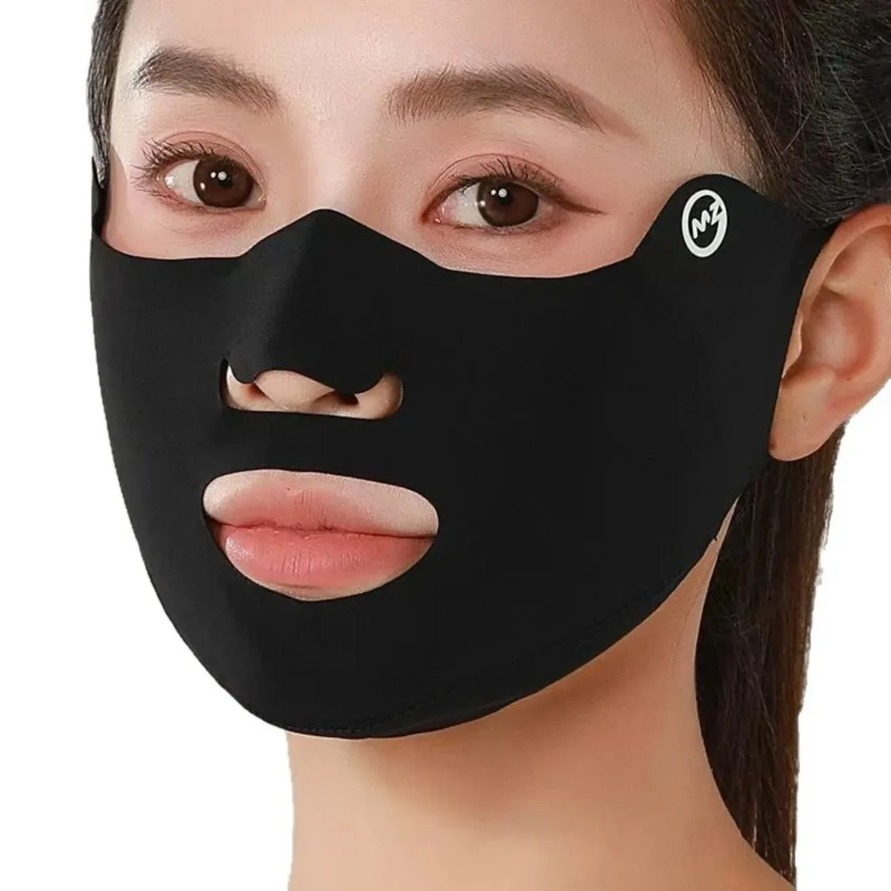 New Breathable Ice Silk Mask Washable Dustproof Sunscreen Mask Anti-UV Riding Face Mask Protect The Corners of The Eyes image 6