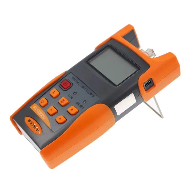 2025/FCST080202 Handheld SM MM Fiber Optic Test Instrument Light Source For FTTH FTTX FTTB Network Testing And Maintenance