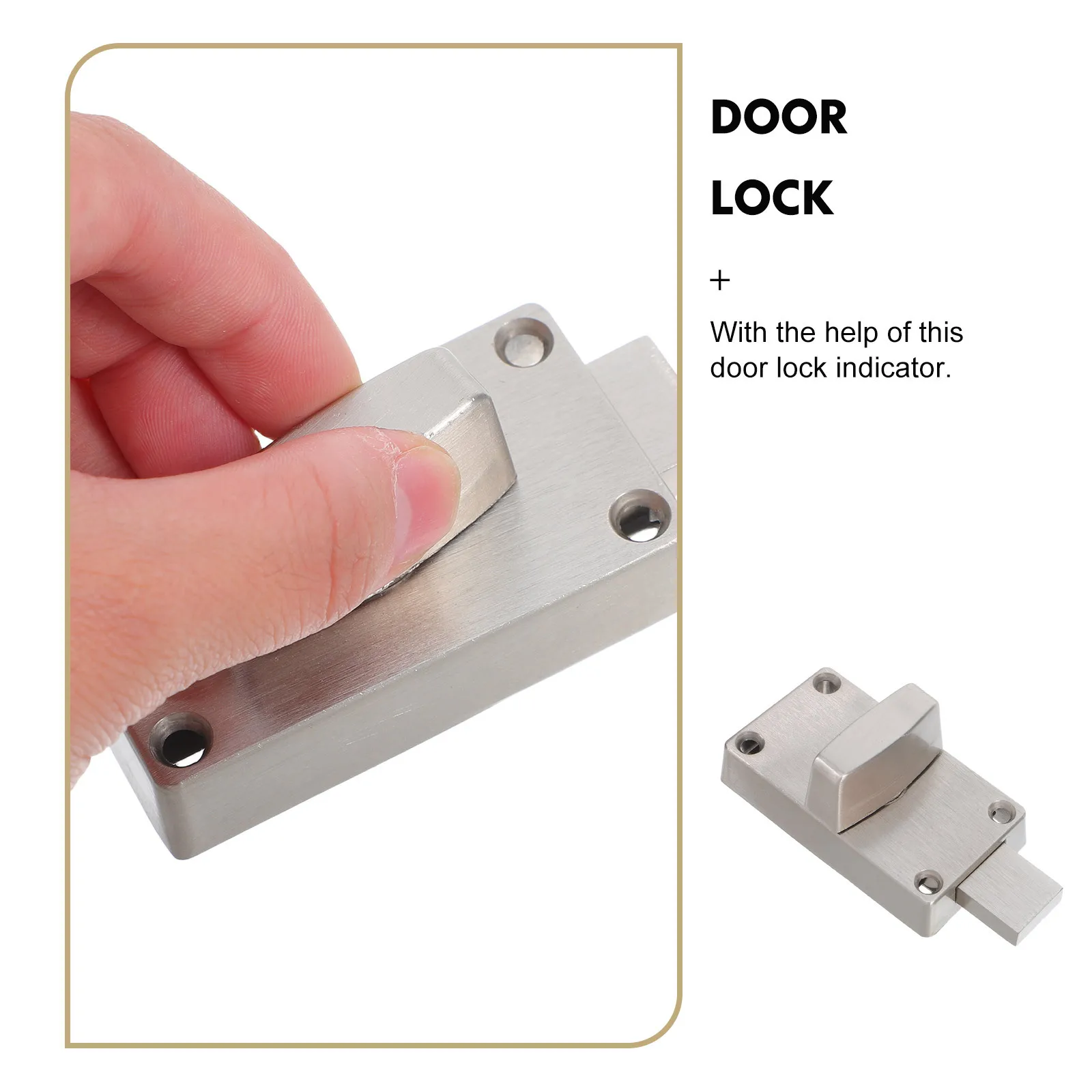 1 مجموعة 1 مجموعة الأخضر مؤشر قفل الباب للحمام مرحاض عام التجاري المرحاض كشك الترباس أقفال المرحاض قفل مزلاج الباب