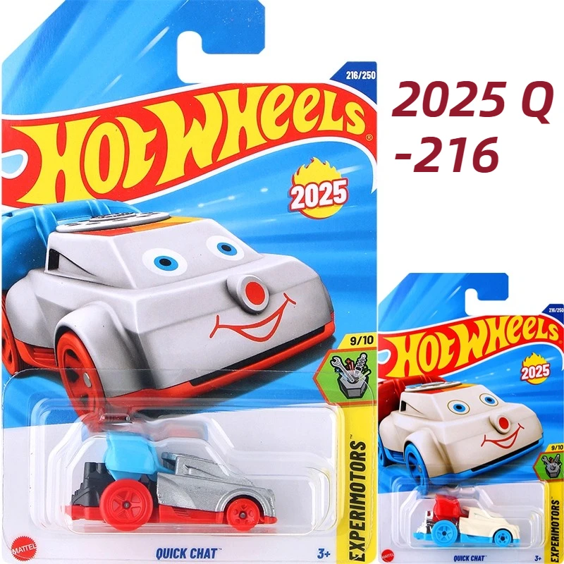 Original rodas quentes carro brinquedos de bate-papo rápido para meninos 1/64 veículos fundidos experimentais liga modelo coleção presente aniversário 2025q