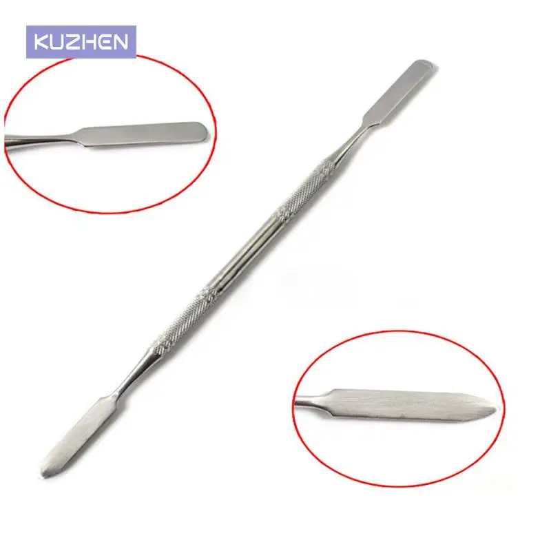 Stainless Steel Mixing Spatula Tool Spatuler Rod Dental Nail Art Makeup Foundation Eyeshadow Mixing Stick Color Tools