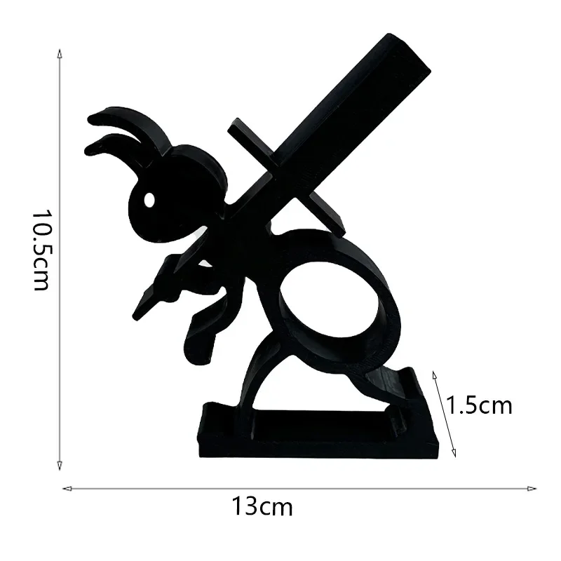 Ant Shape Toilet Paper Holder Free Standing Roll Dispenser for Bathroom Countertop Standard Tissue Storage Organizer Cute Ant view 5