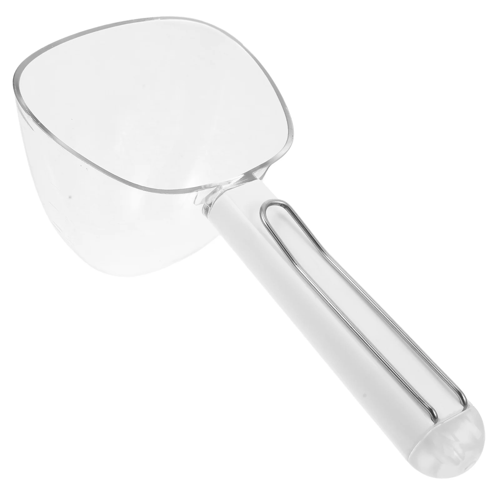 

Pet Food Measuring Scoop Portable Dog Cat Food Scoop Small Plastic Sealed Clip Measuring Spoon Ergonomic Handle Feed Tool