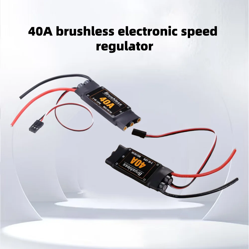 

Модернизированный бесщеточный электронный регулятор скорости 40А 2-4S с 5V3A/UBEC для 4-6 многоосевых фиксированных крыльев