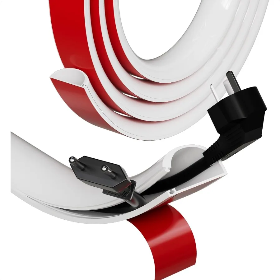 

Силиконовый шнур, настенный укрыватель для 23 чехлов для проводов с открытием кабелей на стену, самоклеящийся укрыватель кабеля, укрывающий провод для телевизора