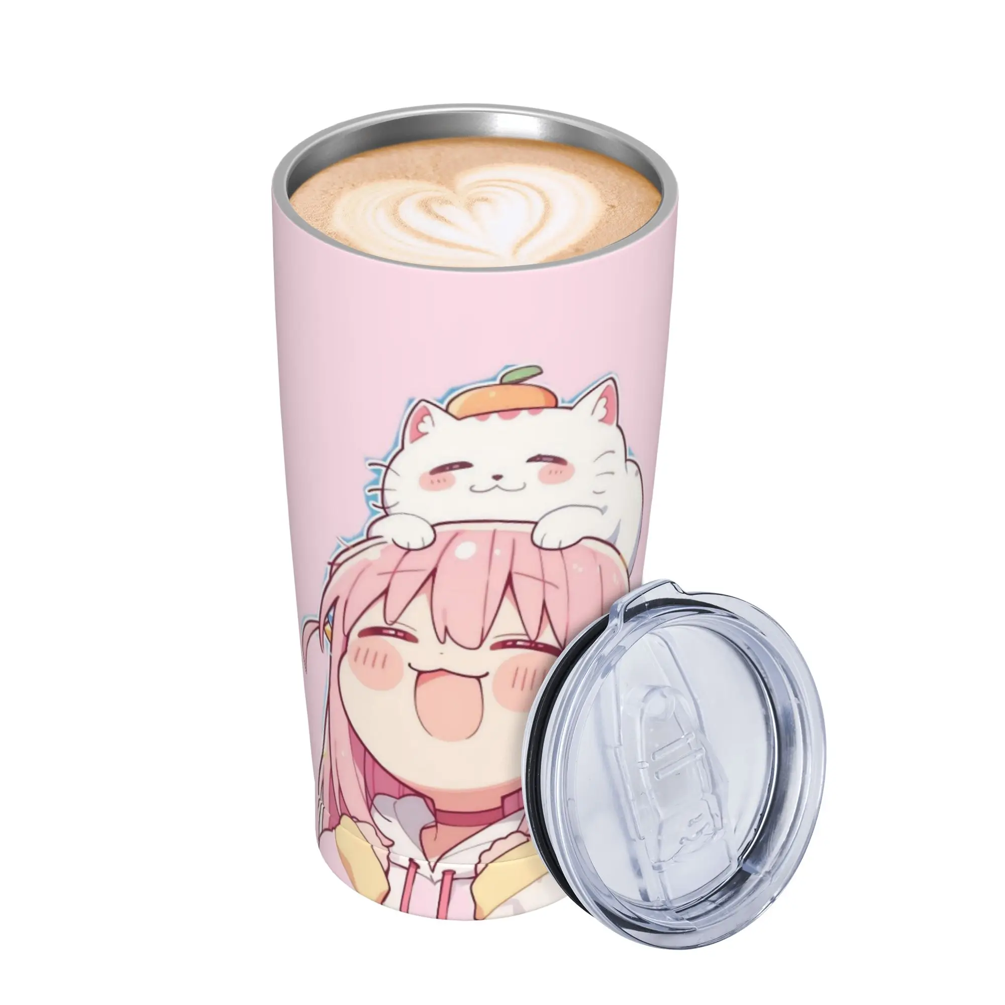 Trickcal C-Chibi Go Games Tumbler Vacuum Insulated  Thermal Cup Stainless Steel Double Wall Mugs Water Bottle 20oz