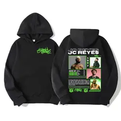 Rapper Jc Reyes Album Tour 2025 Double Sided Graphic Pullover Hoodies Men Women Harajuku Hip Hop Punk Fashion Sweatshirt Hoodie