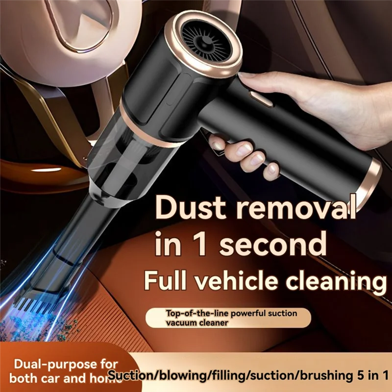 CKFAM-Vacuum Cleaner For Home And Car Multi-Function, Strong Suction, Brushless Motor Suitable For Home, Office And Car