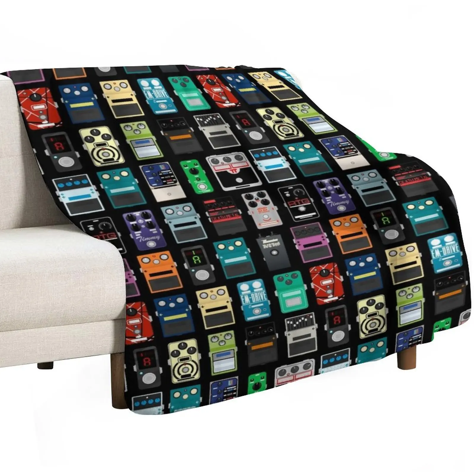 Pedal Board #2 Throw Blanket Luxury Brand Weighted Luxury Flannel blankets ands Custom Blankets
