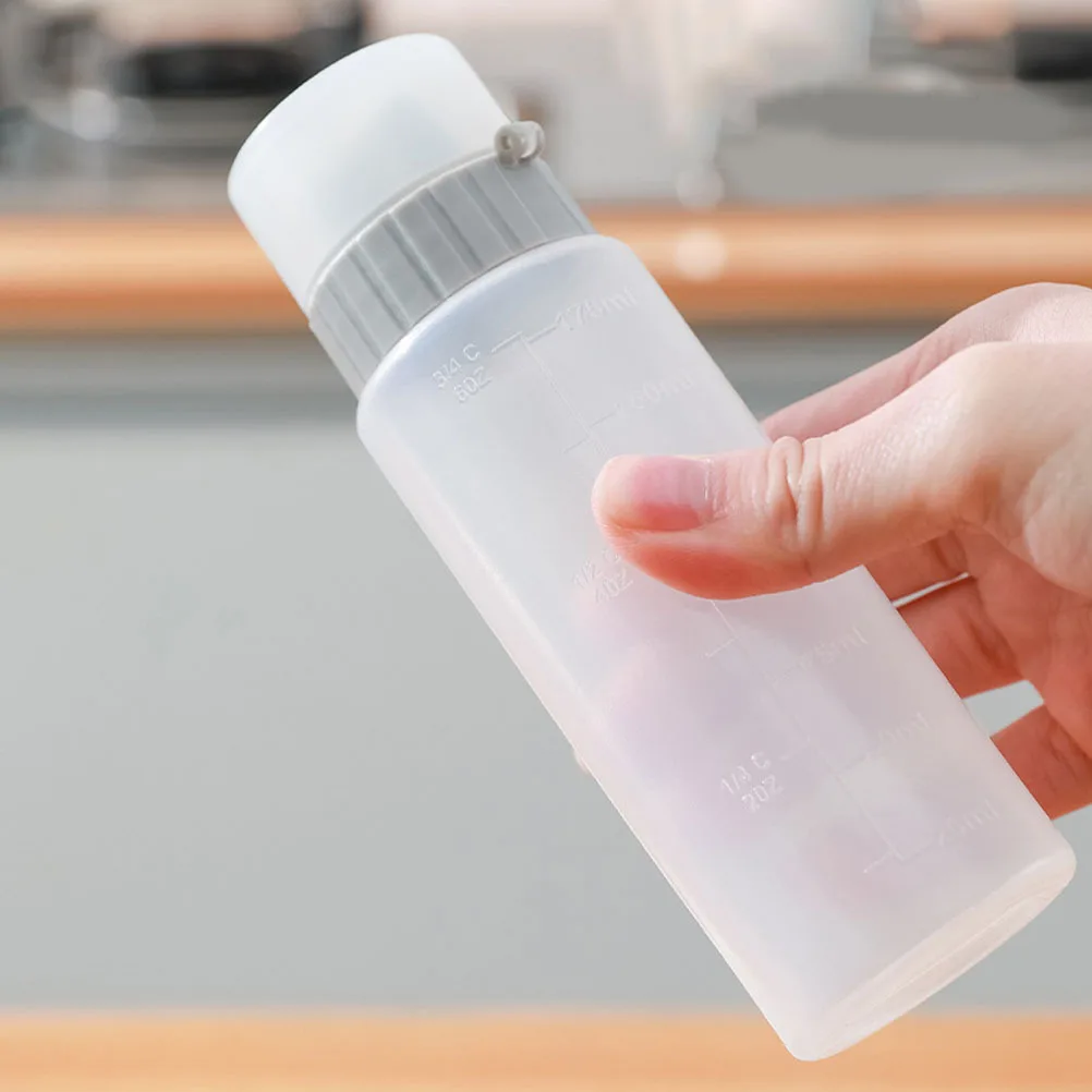 

2Pcs Transparent Squeeze Condiment Bottles with Scale for Sauce Jam Ketchup Salad Dressing Storage Sauce Squeeze Bottle